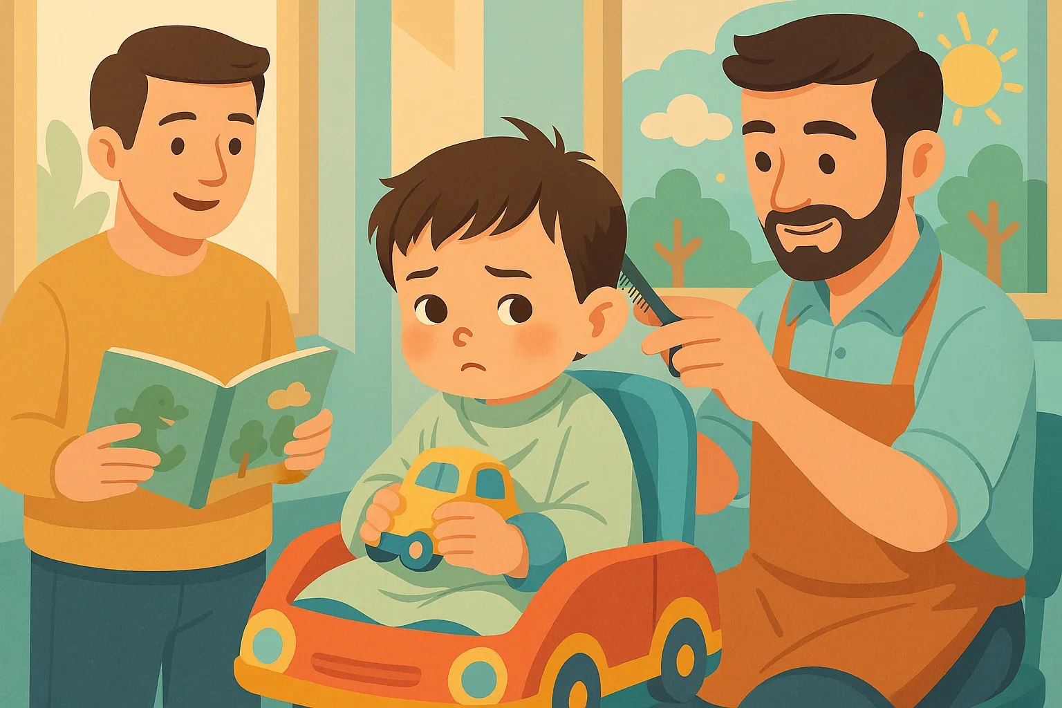小孩子为什么抗拒理发？